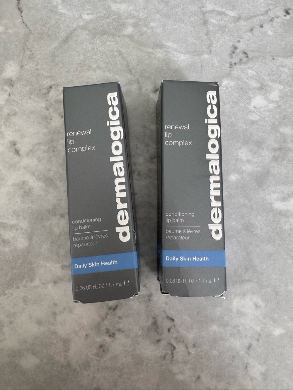dermalogica Renewal Lip Complex Conditioning Lip Balm – Gray with Blue Accent